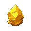 a pixel 64*64 gold ore icon for rpg