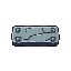 a pixel 64*64 steel bar icon for rpg