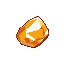 a pixel 64*64 zirconium orange ore icon for rpg