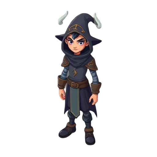 personagem humano meio fantasma