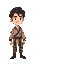 male human, from middle ages, basic clothing. light skin, dark hair