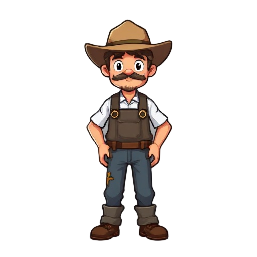 pixel 16px farmer