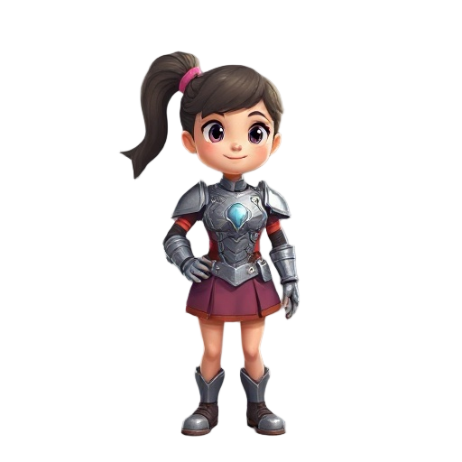 a girl 14 year old wear a iron body chest