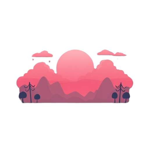 pink noon sky with starts