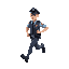 police officer running