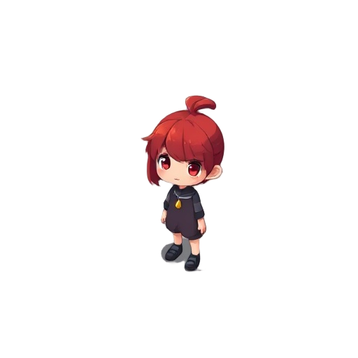 red hair, night, cute
