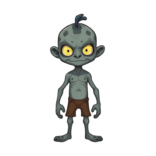 zumbi 2d andando