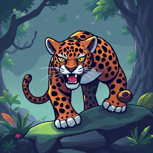 jaguar waking sprites on pixel art