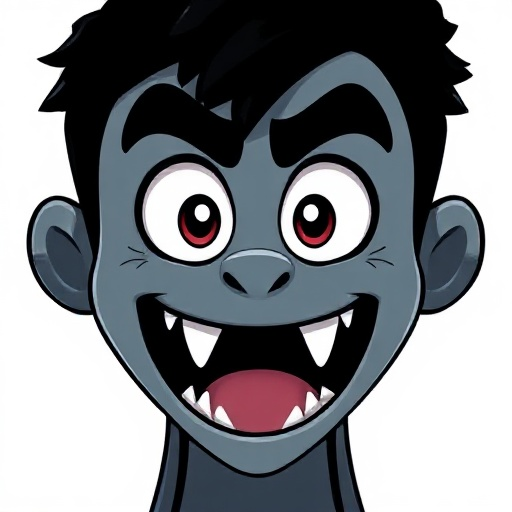 generate eyes and mouths black as dots and lines