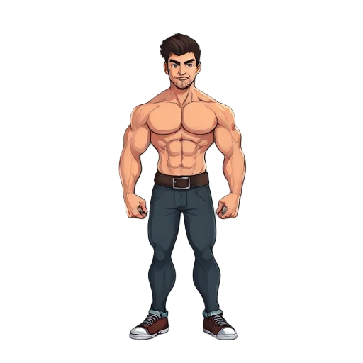 hombre musculoso 