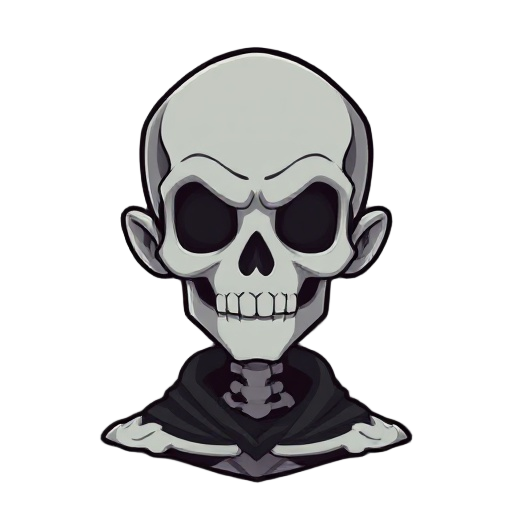i want you to create an icon that represents a necromancer skill that summons a skeleton mage. make sure it s pixels.