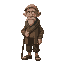 old beggar on the street, with the typical appearance of a refugee suffering from hunger,pixel
