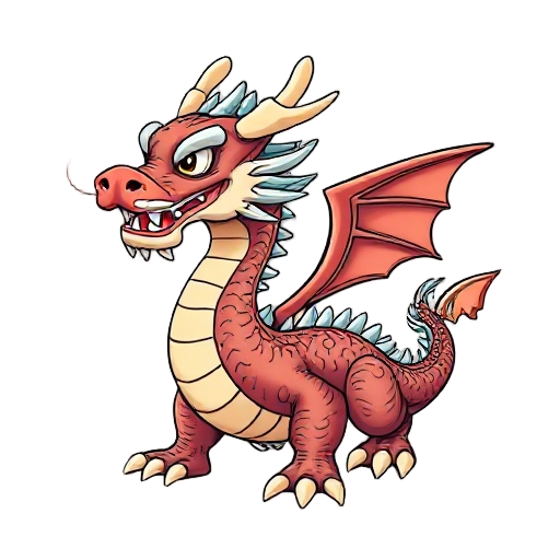 shio dragon animated