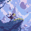 a fullscreen overlay after an effect called "amphoteric adaptation" is played. make the art fullscreen. screen overlay, special effect, overlay, screen overlay, transparent background