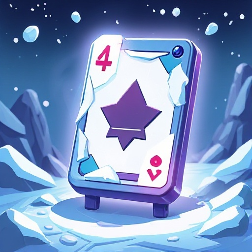 a screen effect after a card called "cryogenic shock" is played