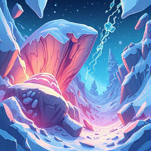 a fullscreen overlay after an effect called "cryogenic shock" is played. make the art fullscreen. screen overlay, special effect, masterpiece, effect, overlay