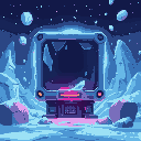 a screen overlay after an effect called "cryogenic shock"