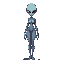 sensual alien woman