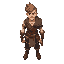 young man, warrior, roguelike