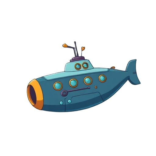 cenário submarino com um navio afundado de fundo