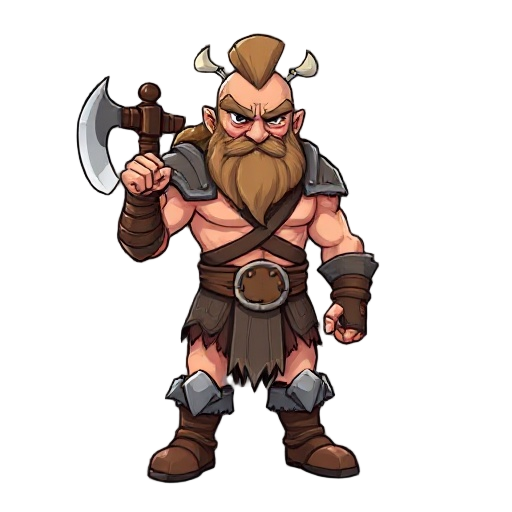barbarian with sharp xe