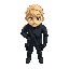 a swat with a blonde hair