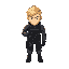 a swat with a blonde hair