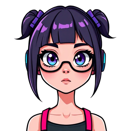 cyberpunk cute girl