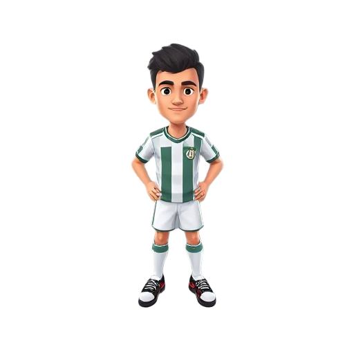  isometric soccer player 