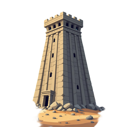 babylon tower fallen png 