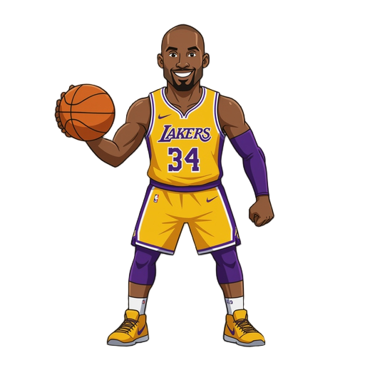 kobe bryant in triple threat pose