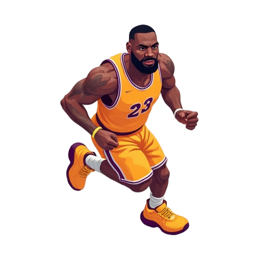 lebron james running 