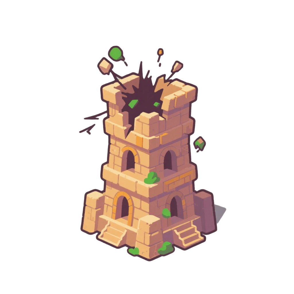 babylon tower fallen png 