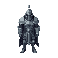 fantasy knight, hand painted style, isometric the art style of warhammer hand painted