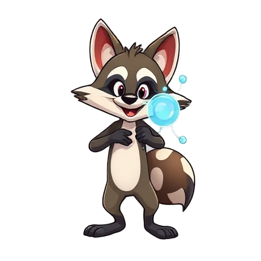 rocket racoon spliting a atom