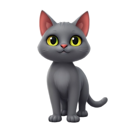 a gray cat