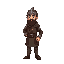 a trench pilgrim from trench crusade standing in idle pose