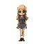 blond woman, blue eyes