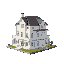 sideview cutaway of a multi level mansion