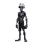 undead man, side view