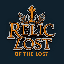 fix the text to be "Relic of the Lost". Darker background