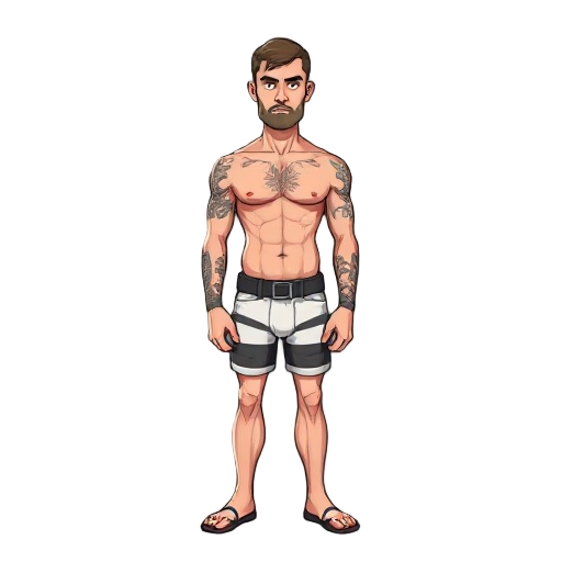 russian prisoner in underwear without tattoos