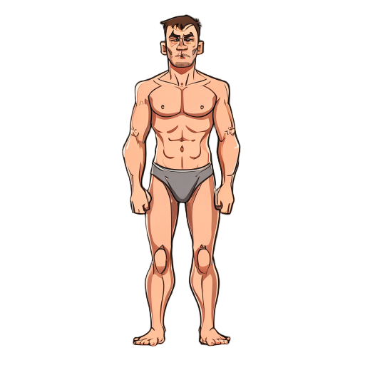 russian prisoner in underwear without tattoos