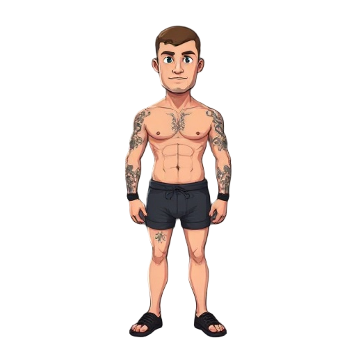 russian prisoner in underwear without tattoos
