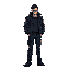 cyberpunk, male, agent