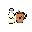 a bottle of milk side by side with hot coffee cup, both with happy face