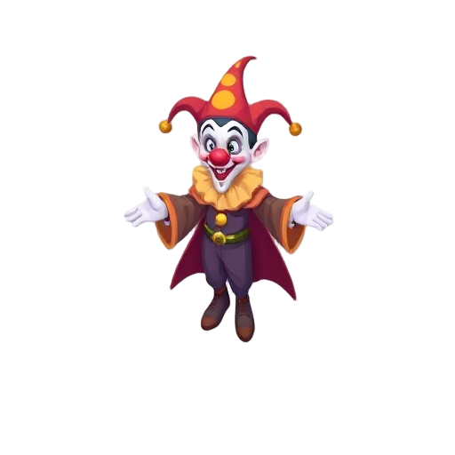 floating clown mage