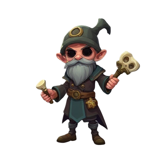 make a character who is a merchant of bones and sacred relics