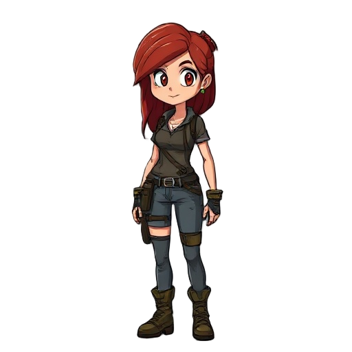 redhead woman, apocalyptic survival