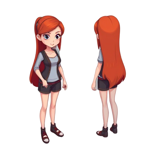 redhead woman